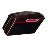HR3 Midnight Crimson / Vivid Black Hard Saddlebags (Regular) For 14-23 Harley Touring